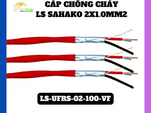 Cáp chống cháy LS SAHAKO 2x1.0mm2