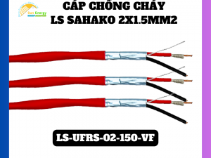 Cáp chống cháy LS SAHAKO 2x1.5mm2