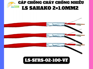 Cáp chống cháy chống nhiễu LS SAHAKO 2×1.0mm2